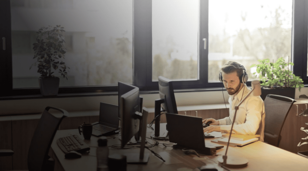 basic office setting